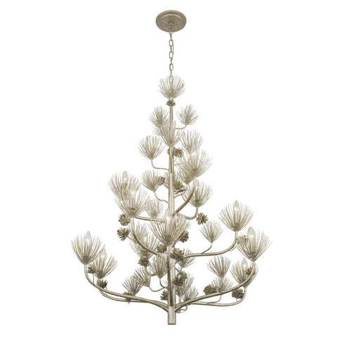 Varaluz Pinion 12 Light 3 Tier Chandelier Zen Gold Model: 365C12ZG