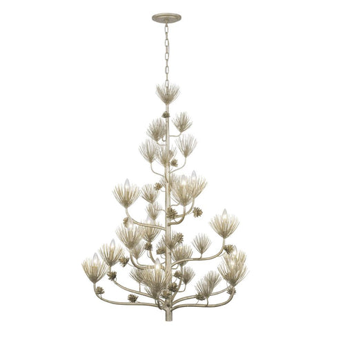 Varaluz Pinion 12 Light 3 Tier Chandelier Zen Gold Model: 365C12ZG