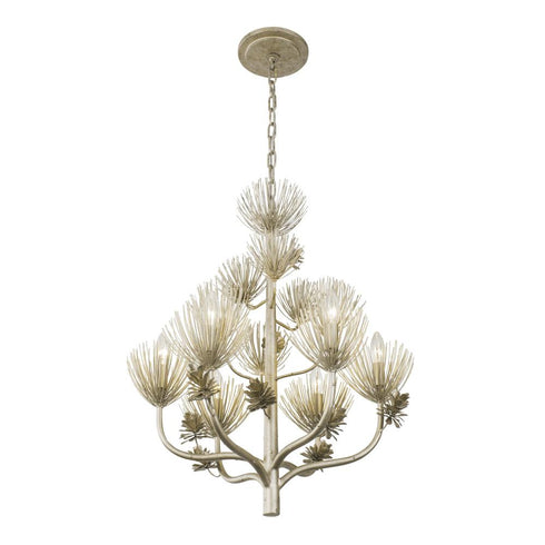 Varaluz Pinion 6 Light Chandelier Zen Gold Model: 365C06ZG