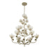 Varaluz Pinion 9 Light 2 Tier Chandelier Zen Gold Model: 365C09ZG