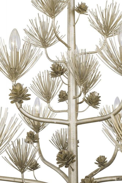 Varaluz Pinion 9 Light 2 Tier Chandelier Zen Gold Model: 365C09ZG