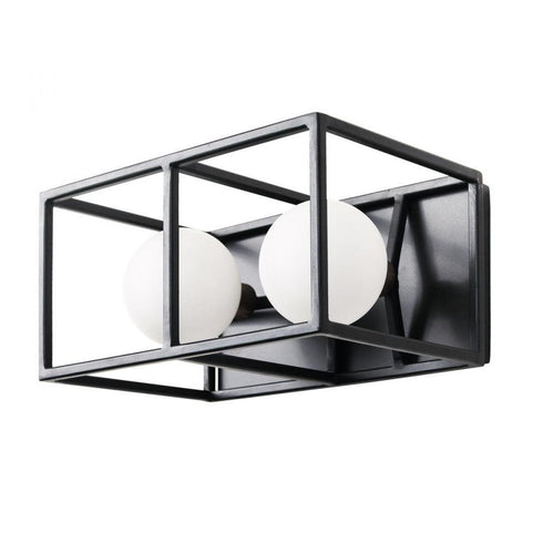 Varaluz Plaza 2 Light Bath Carbo Havana Gold in Carbon/Havana Gold Finish Model: 325B02CBHG