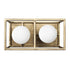 Varaluz Plaza 2 Light Bath Havana Gol Carbon in Havana Gold/Carbon Finish Model: 325B02HGCB
