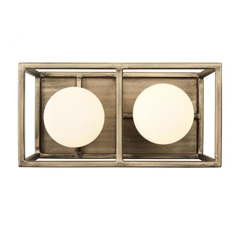 Varaluz Plaza 2 Light Bath Havana Gol Carbon in Havana Gold/Carbon Finish Model: 325B02HGCB