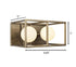 Varaluz Plaza 2 Light Bath Havana Gol Carbon in Havana Gold/Carbon Finish Model: 325B02HGCB