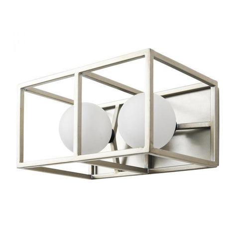 Varaluz Plaza 2 Light Bath Silverad Carbon in Silverado/Carbon Finish Model: 325B02SOCB
