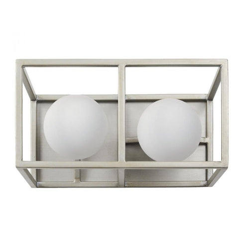 Varaluz Plaza 2 Light Bath Silverad Carbon in Silverado/Carbon Finish Model: 325B02SOCB