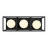 Varaluz Plaza 3 Light Bath Carbo Havana Gold in Carbon/Havana Gold Finish Model: 325B03CBHG