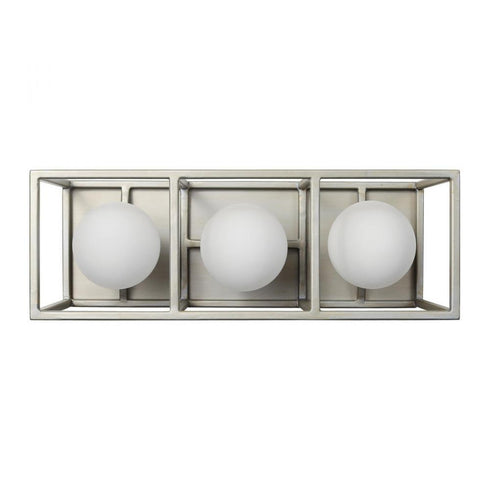 Varaluz Plaza 3 Light Bath Silverad Carbon in Silverado/Carbon Finish Model: 325B03SOCB