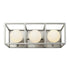 Varaluz Plaza 3 Light Bath Silverad Carbon in Silverado/Carbon Finish Model: 325B03SOCB