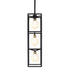 Varaluz Plaza 3 Light Foyer Carbo Havana Gold in Carbon/Havana Gold Finish Model: 325F03CBHG