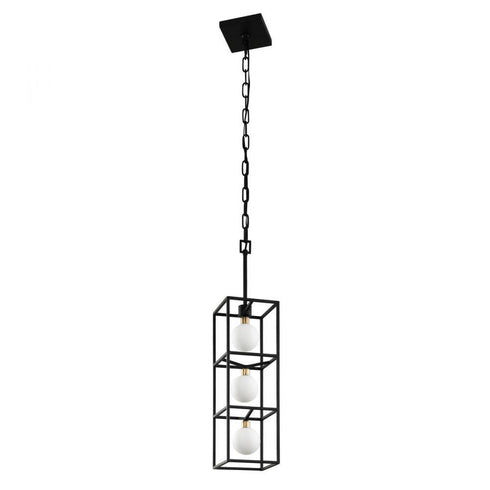 Varaluz Plaza 3 Light Foyer Carbo Havana Gold in Carbon/Havana Gold Finish Model: 325F03CBHG