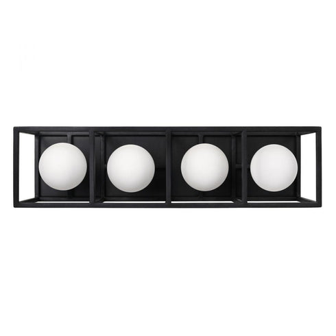 Varaluz Plaza 4 Light Bath Carbo Havana Gold in Carbon/Havana Gold Finish Model: 325B04CBHG