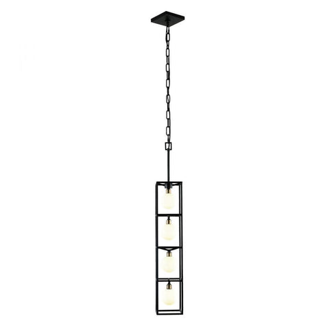 Varaluz Plaza 4 Light Foyer Carbo Havana Gold in Carbon/Havana Gold Finish Model: 325F04CBHG