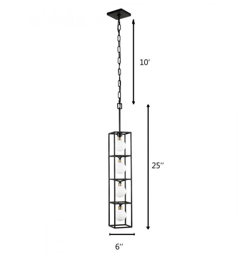 Varaluz Plaza 4 Light Foyer Carbo Havana Gold in Carbon/Havana Gold Finish Model: 325F04CBHG
