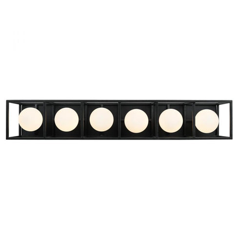 Varaluz Plaza 6 Light Bath Carbo Havana Gold in Carbon/Havana Gold Finish Model: 325B06CBHG