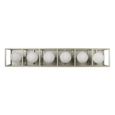 Varaluz Plaza 6 Light Bath Silverad Carbon in Silverado/Carbon Finish Model: 325B06SOCB