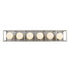 Varaluz Plaza 6 Light Bath Silverad Carbon in Silverado/Carbon Finish Model: 325B06SOCB