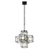 Varaluz Plaza 6 Light Pendant Carbo Havana Gold in Carbon/Havana Gold Finish Model: 325P06CBHG