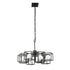 Varaluz Plaza 8 Light Pendant Carbo Havana Gold in Carbon/Havana Gold Finish Model: 325C08CBHG
