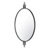 Varaluz Propaganda 22x41 Oval Wall Mirror in Black Model: 460MI22BL