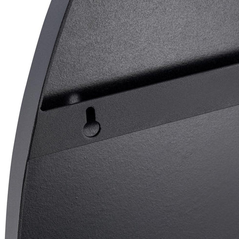 Varaluz Propaganda 22x41 Oval Wall Mirror in Black Model: 460MI22BL