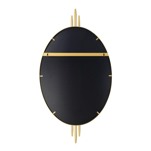 Varaluz Propaganda 22x41 Oval Wall Mirror in Gold Model: 460MI22GO