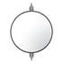 Varaluz Propaganda 30x41 Wall Mirror in Black Model: 460MI30BL
