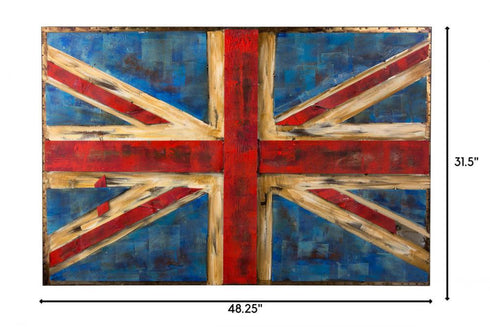 Varaluz Retrograde UK Flag Wall Art Model: 4DWA0104