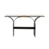 Varaluz Rivington Console Table Heirloom Gol Nouveau Black in Heirloom Gold/Nouveau Black Finish Model: 526TO54A