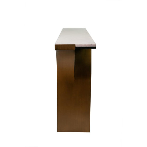Varaluz Rivington Console Table Heirloom Gol Nouveau Black in Heirloom Gold/Nouveau Black Finish Model: 526TO54A