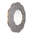 Varaluz Scallop 54 in Wall Mirror Gray Shagree Weathered Brass in Gray Shagreen/Weathered Brass Finish Model: 453MI54A
