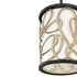 Varaluz Scribble 1 Light Mini Pendant Matte Blac Model: 381M01MBAR