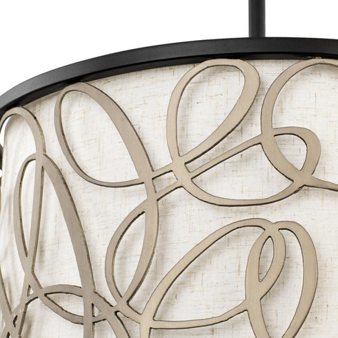 Varaluz Scribble 3 Light Convertible Pendan Semi Model: 381P03MBAR