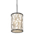 Varaluz Scribble 6 Light Foyer Matte Blac Artifact Model: 381F06MBAR