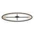Varaluz Scribble 6 Light Linear Pendant Matte Blac Model: 381N06MBAR