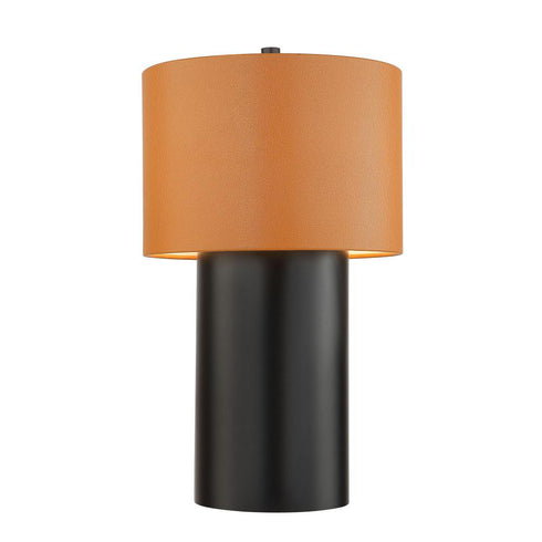 Varaluz Secret Agent 1 Light Table Lamp Blac Camel Model: 368T01BLC