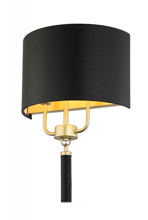 Varaluz Secret Agent 2 Light Sconce Painted Gol Model: 368W02GOB
