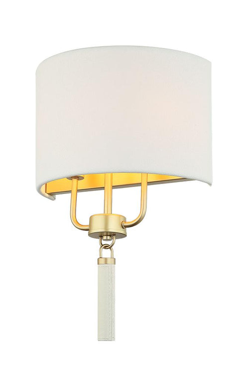 Varaluz Secret Agent 2 Light Sconce Painted Gol Model: 368W02GOW