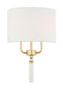 Varaluz Secret Agent 2 Light Sconce Painted Gol Model: 368W02GOW