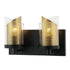 Varaluz So Inclined 2 Light Bath Blac Gold Model: 246B02BLGO