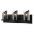 Varaluz So Inclined 3 Light Bath Black Model: 246B03BL