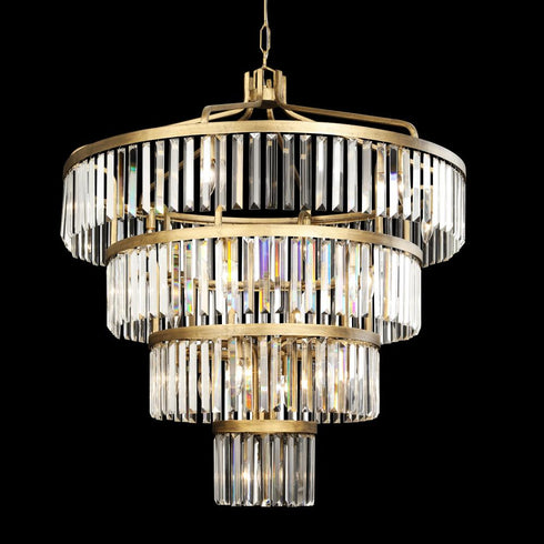 Varaluz Social Club 19 Light 4 Tier Havana Gold Model: 297P19HG