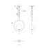 Varaluz Stopwatch 1 Light Pendant Matte Blac Model: 388P01MBFG