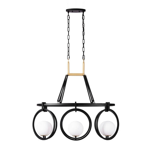 Varaluz Stopwatch 6 Light Linear Pendant Matte Model: 388N06MBFG