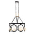Varaluz Stopwatch 6 Light Linear Pendant Matte Model: 388N06MBFG