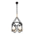 Varaluz Stopwatch 6 Light Linear Pendant Matte Model: 388N06MBFG