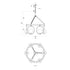 Varaluz Stopwatch 6 Light Pendant Matte Blac Model: 388P06MBFG