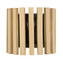 Varaluz Suratto 1 Light Sconce Matte Blac Honey Model: 387W01MBH