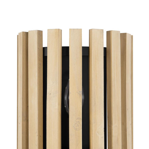 Varaluz Suratto 1 Light Sconce Matte Blac Honey Model: 387W01MBH
